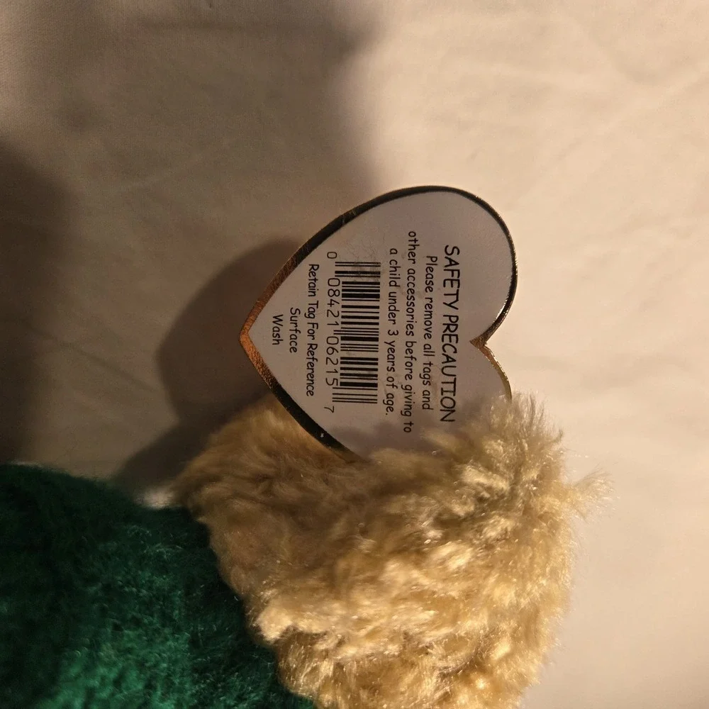 Ty Attic Treasures Blarney Irish Bear 1993 Jointed Plush With Tags Vintage